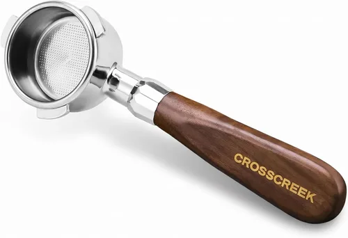 Miniatura 12 de 54mm Portafiltro sin fondo para Espresso con 3 orejas Compatible con máquina de espresso Barista Breville/Sage de 54mm Cesta de acero inoxidable