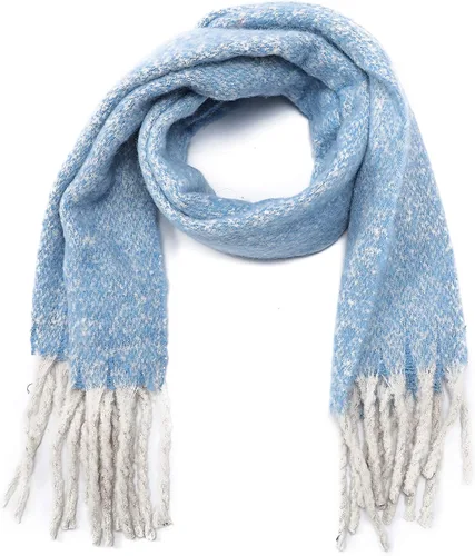 Miniatura 3 de BASICO MaxiI - Bufanda de invierno para mujer, con borlas, manta, bufanda, envolturas y chales
