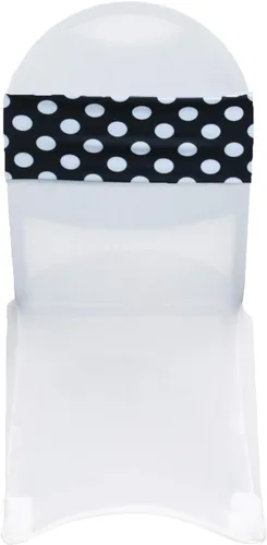 Miniatura 15 de YOUR CHAIR COVERS - Bandas elásticas de elastano para sillas, color negro (paquete de 10), bandas elásticas universales para banquetes, fiestas