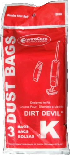Miniatura 3 de EnviroCare Bolsas de vacío de repuesto para bolsas Royal Dirt Devil Stick Vac tipo K 15