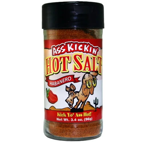Miniatura 9 de ASS KICKIN' Sal picante picante de pimienta fantasma, tarro agitador de 3.4 onzas, sal saborizada perfecta para condimentos de palomitas de maíz