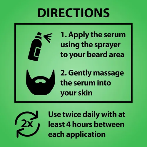 Miniatura 7 de Minoxidil para el crecimiento de la barba: suero al 5% con 2 veces biotina y agua de arroz, promueve el cabello facial más grueso y lleno, ideal