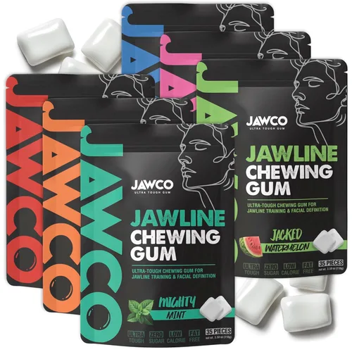 Miniatura 28 de JAWCKO Chicle Ultra-Resistente para Mandíbula Obtén una Mandíbula Más Fuerte y Cuadrada Chicle Duro de Entrenamiento para Mandíbula Fuerza 15X
