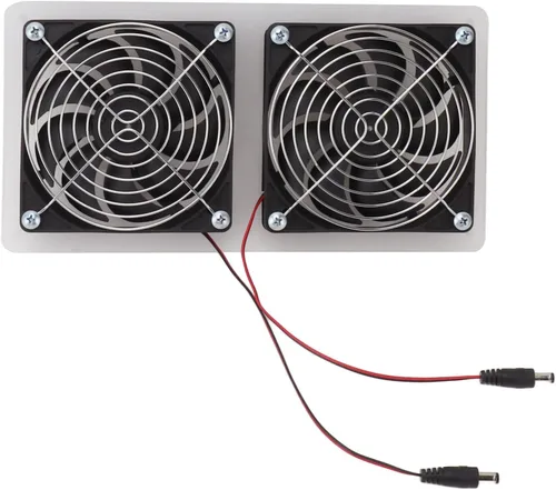 Miniatura 9 de Kit de ventilador de panel solar al aire libre 15w para invernadero de gallinero