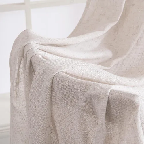 Miniatura 6 de MIULEE Cortinas de lino blanco de 108 pulgadas de largo para dormitorio, sala de estar, cortinas de ventana con textura de lino suave y grueso, Lino