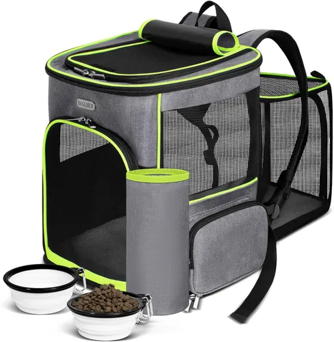 Miniatura 10 de BAGLHER Bolsa de viaje retráctil para mascotas, mochila retráctil para suministros para mascotas