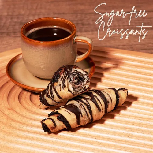 Miniatura 2 de Pasteles Sin Azúcar Cruasán de Chocolate Pan Babka de Chocolate Pastelería de Desayuno Sin Lácteos y Nueces Sin Conservantes Únicos