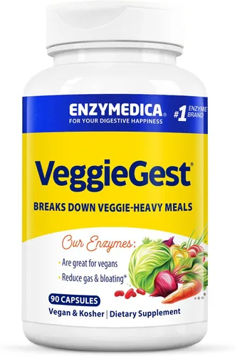 Miniatura 10 de ENZYMEDICA Cápsulas VeggieGest, 60