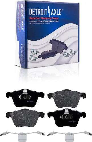 Miniatura 30 de Detroit Axle - Pastillas de freno traseras para Mercedes-Benz C230 C240 C280 C320 C350 CLK320 CLK350 CLK430 E300 E320 E420 E430 SLK350, pastillas