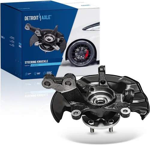 Miniatura 102 de Detroit Axle - Nudos de dirección delanteros de 2.5L de 2 piezas para Toyota 12-17 Camry, 2 nudos de dirección y conjunto de rodamiento de rueda