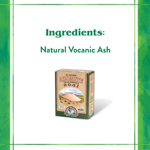 Miniatura 4 de Down To Earth All Natural Fertilizers Polvo orgánico de azomita con minerales de traza - Minerales esenciales para mejorar el crecimiento