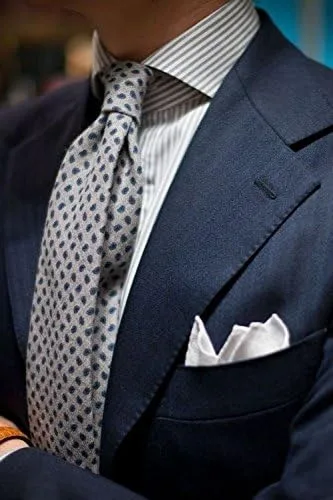 Miniatura 4 de Flairs New York Gentlemans Essentials Weekend Casual White Pocket Square