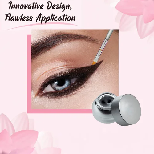 Miniatura 2 de Juego de brochas delineadoras de ojos en ángulo fino – para aplicador de delineador de gel líquido, plantillas dobladas, lápiz fino, sacapuntas