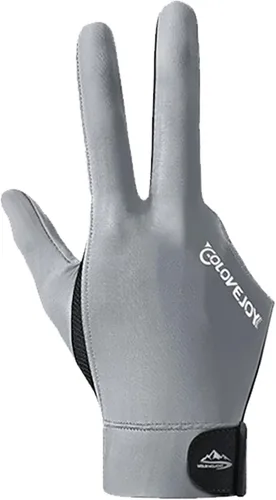 Miniatura 9 de Guantes de billar de 3 dedos, guantes de billar para mano izquierda y diestra, transpirables, antideslizantes, para billar