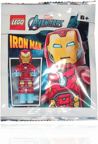 Miniatura 2 de LEGO Marvel Avengers Super Heroes Minifigure – Iron Man (con Power Blasts) Edición Limitada Pack