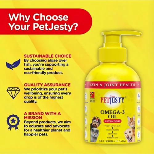 Miniatura 5 de Petjesty Pure Omega Daily para gatos y perros (10.1 fl oz)