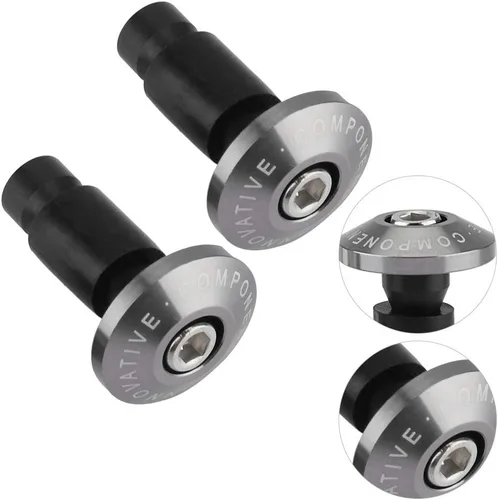 Miniatura 5 de Tapón de empuñaduras para manillar, 0.866 in 7/8 pulgadas para manillar de motocicleta, tapas de enchufe deslizante para carreras ATV Offroad ()