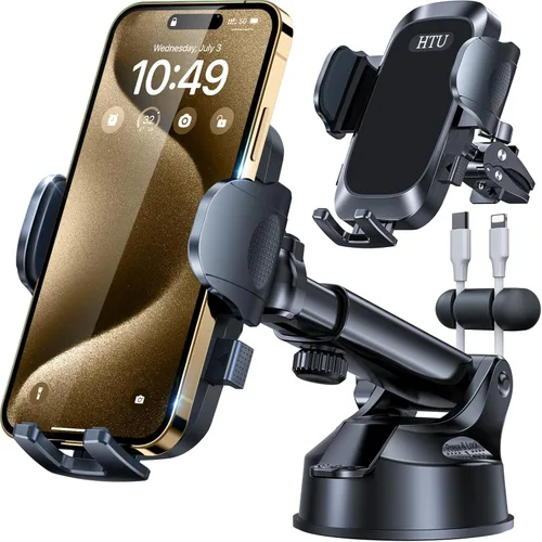 Miniatura 10 de 2026 Ultimate Best【Verdadero grado militar y certificación de seguridad】Soporte para teléfono de coche HTU【5 en 1 mejorado y más de 100 libras