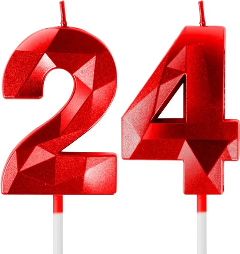 Miniatura 16 de Velas de cumpleaños número 15, velas número 15, velas de feliz cumpleaños de oro rosa para pastel, decoraciones de cobertura de pastel de diseño 3D