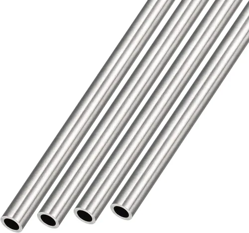 Miniatura 13 de METALLIXITY Tubo de acero inoxidable 304 (0.039 in de diámetro exterior x 0.008 in de pared T x 9.843 in de largo), 4 piezas, tubo recto