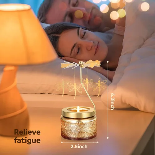 Miniatura 4 de Velas de libélula, regalos para mujeres, regalo divertido para ella, regalos de cumpleaños únicos para hermana con caja de regalo, vela perfumada