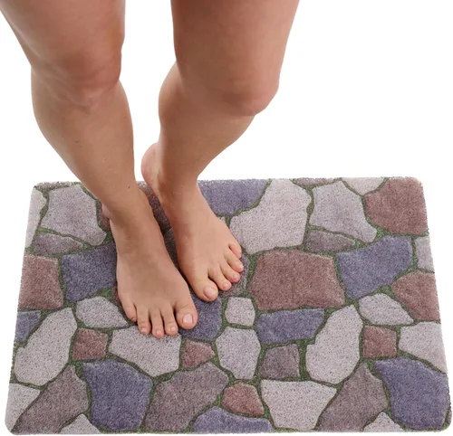 Miniatura 10 de Tapete de ducha antideslizante para bañera - Tapete de baño de lufa para baño - Tapete de baño de 40 x 16 pulgadas - Alfombra de baño antideslizante
