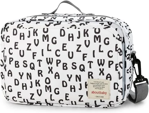 Miniatura 8 de Organizador de pañales para bebé, bolsa para cochecito de bebé, contenedor de almacenamiento para toallitas y juguetes, mini bolsa de pañales