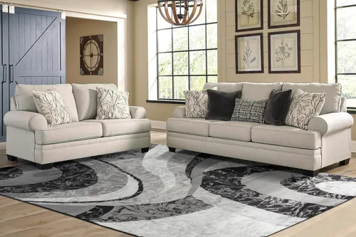 Miniatura 10 de Yafa Home Fashion Alfombra moderna y contemporánea con diseño de remolinos, lujosa, elegante y moderna (negro/gris, 2 pies x 3 pies)