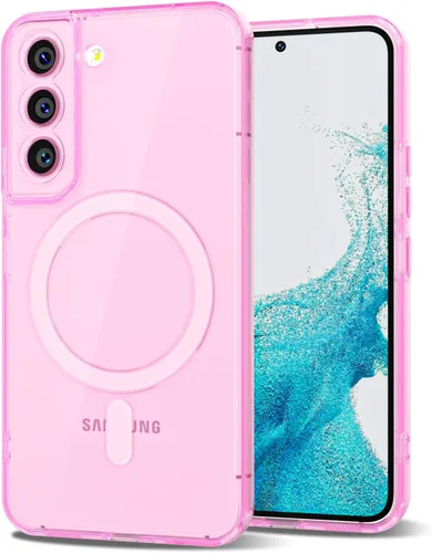 Miniatura 30 de Svanove Funda para Samsung Galaxy S22 Transparente Compatible con Magsafe Silicone, Funda Magnética Mag Safe Transparente Delgada Bonita, Estética