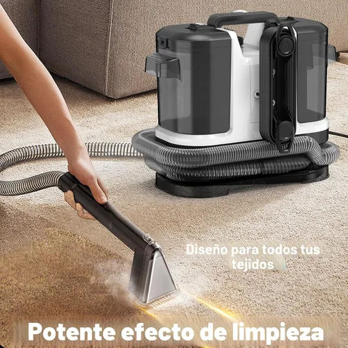 Miniatura 3 de Limpiador portátil de alfombras y tapicería, limpieza profunda para alfombras, sofá, manchas de interiores de auto, apto para mascotas y familia