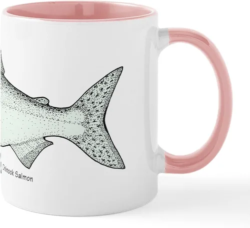 Miniatura 25 de CafePress Chinook King Salmon Mug 11 oz (325 ml) Ceramic Coffee Mug