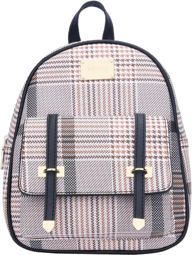Miniatura 2 de KKXIU Mochila pequeña para mujer, bolso convertible de cuero para mujer