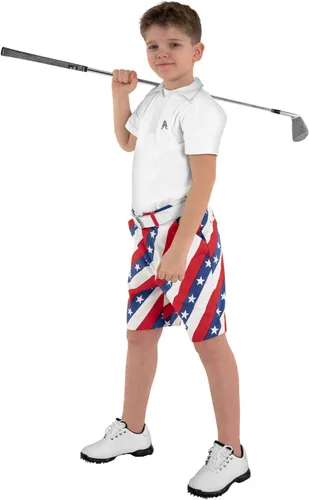 Royal & Awesome - Pantalones cortos de golf para niños brillantes, divertidos y divertidos
