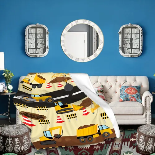 Miniatura 6 de Manta de franela súper suave y ligera para niños, adultos, adecuada para sofá, cama, campamento, viajes, todas las estaciones, 30 x 40 pulgadas