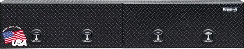 Miniatura 16 de Buyers Products 1721363 Topsider - Caja de herramientas para camión, 18 x 16 x 72 pulgadas, aluminio con banda de rodadura de diamante negro