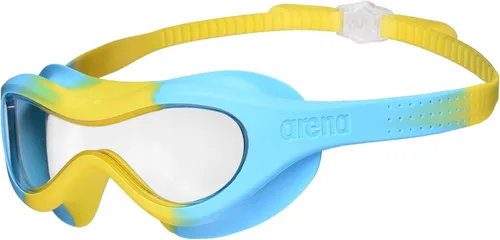 Miniatura 11 de ARENA Máscara de natación Spider unisex para niños, niños y niñas de 2 a 5 años, lente antivaho sin espejo, correa fácil de usar, visión amplia