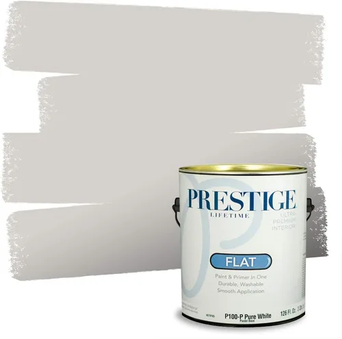 Miniatura 41 de PRESTIGE Paints - Pintura interior e imprimación en uno, 1 galón, cáscara de huevo, pimienta envejecida