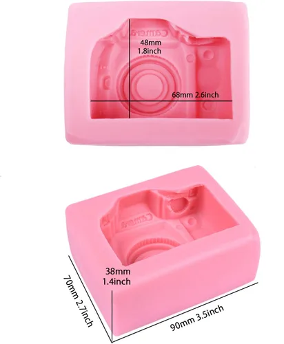 Miniatura 4 de Funshowcase Molde de silicona para pastel de cámara grande 3D