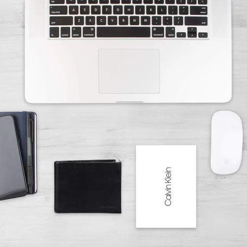 Miniatura 6 de Calvin Klein Cartera plegable minimalista RFID de cuero para hombre