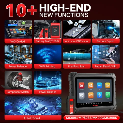 Miniatura 8 de Autel MaxiSys MS906MAX 2026 mucho mejor que MS906 Pro, Autel Scanner, herramienta de escaneo superior DoIP CANFD herramienta de diagnóstico