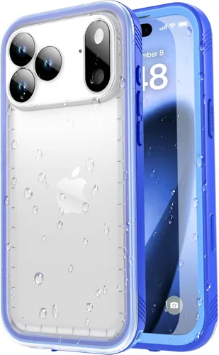 Miniatura 57 de SPORTLINK Funda para iPhone 15 Pro Max, IP68 resistente al agua, protección militar, cuerpo completo, resistente, a prueba de golpes, sellado 360, a