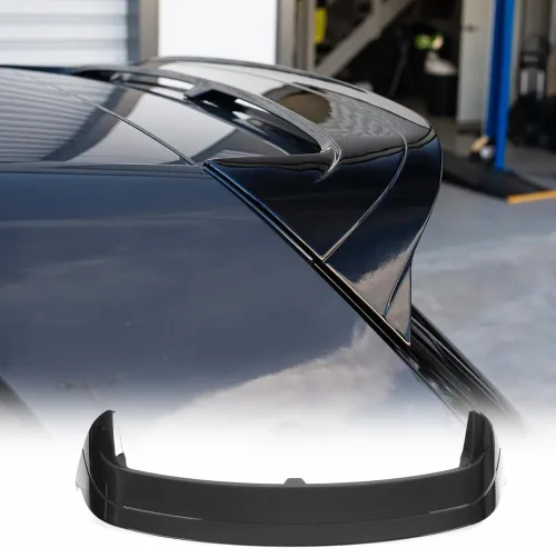 Miniatura 9 de Alerón de Techo Trasero Volkswagen VW MK8 GTI R 2021-2024 Negro Brillante Alerón Superior de Ventana Trasera Ala de Maletero Factory Outlet