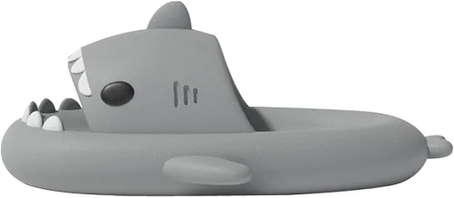 Sandalias de tiburón para niños, lindas pantuflas de nube de tiburón para niños y niñas, sandalias de tiburón de nube antideslizantes novedosas