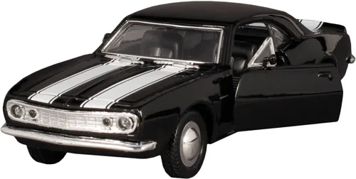 Miniatura 3 de KiNSMART - 1967 Chevrolet Chevy Camaro Z28 5 "escala 1:37 de metal fundido a presión modelo de juguete clásico Muscle Car (4 juegos)