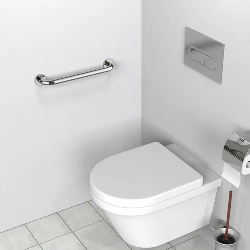 Miniatura 6 de Barra de agarre para ducha de acero inoxidable de 16 pulgadas, mango de ducha cromado ZUEXT, barra de equilibrio para baño, barra de soporte de Cromo