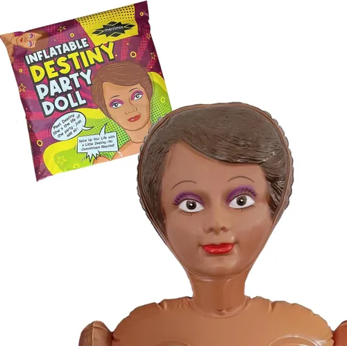 Miniatura 2 de merrimix Muñeco inflable de 59 pulgadas, regalos de mordaza para hombres y mujeres, solteros y despedidas de soltera, favoritos y decoraciones
