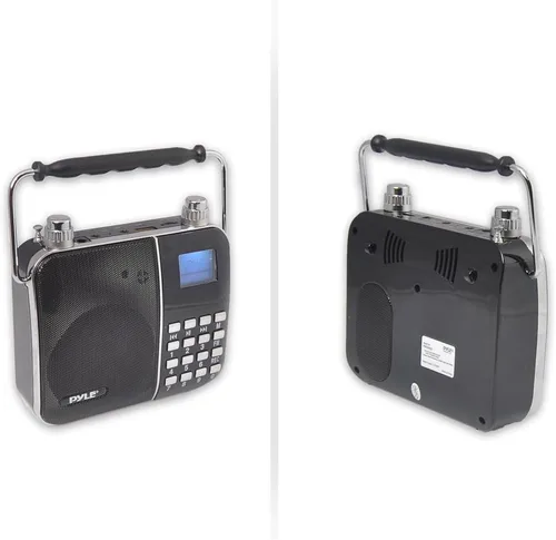 Miniatura 2 de Sistema de altavoces PA de radio portátil, máquina de karaoke portátil con banda de cintura con micrófono para auriculares, batería recargable