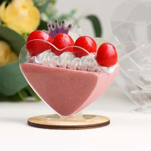 Miniatura 14 de Efavormart - Paquete de 50 tazas de plástico transparente de 7 onzas con tapas de cúpula, pudín y cuencos de frutas para eventos y concesiones a