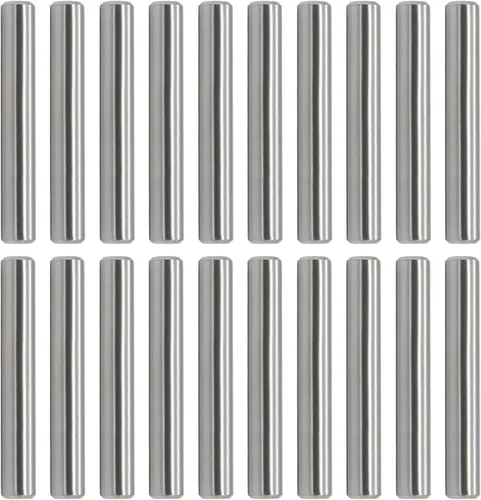 20 clavijas de 0.079 in de diámetro x 0.709 in de longitud 304 de acero inoxidable 304 clavijas de soporte de barra de metal elementos usados en el