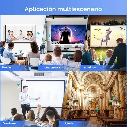 Miniatura 7 de Transmisor y receptor HDMI inalámbrico 328FT/100M, decodificación 4K salida 1080P extensor HDMI inalámbrico, 2.4G/5G Plug&Play portátil inalámbrico